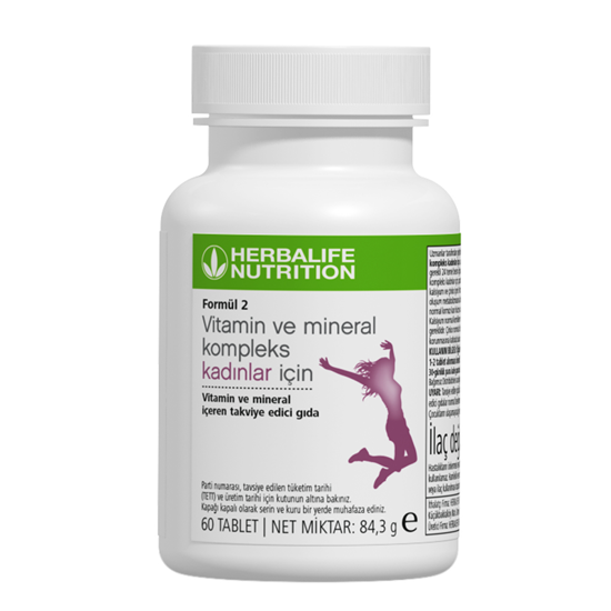 Formül 2 Vitamin Ve Mineral Kompleks Kadınlar İçin resmi