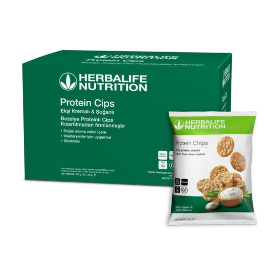 Herbalife Protein Cips Ekşi Kremalı & Soğanlı 10 Adet resmi